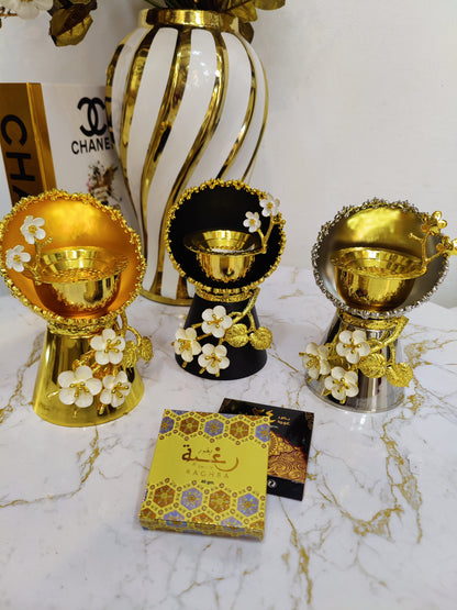 Bakhara metalique a fleur