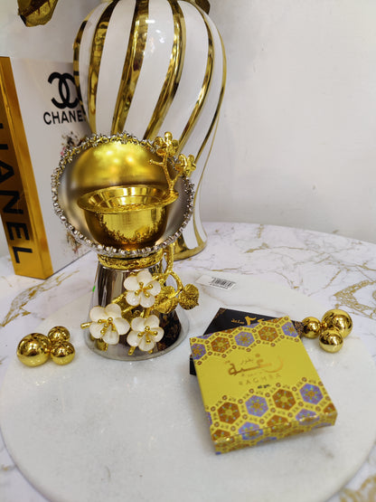 Bakhara metalique a fleur