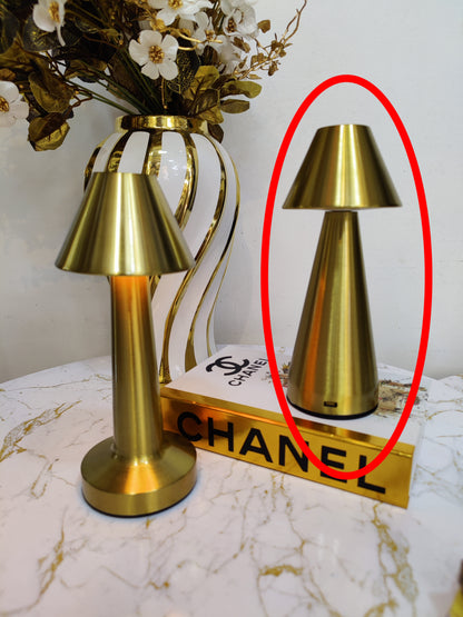 Veilleuse led 3 position rechargeable avec touche m pyramide