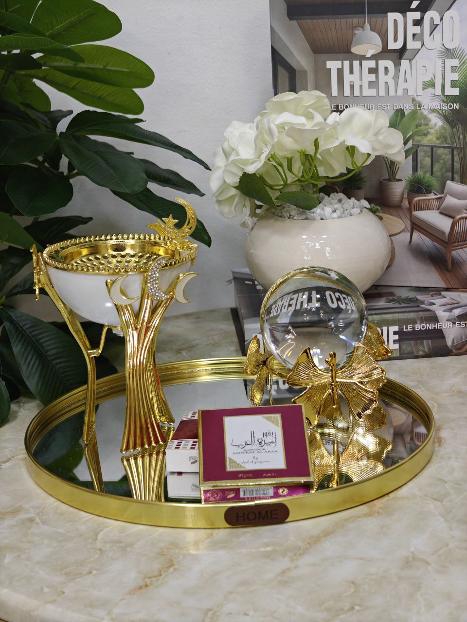 Plateau miroir rond smp