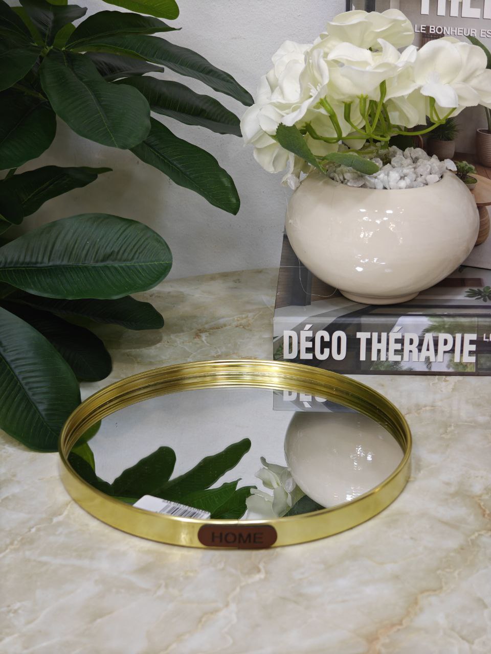 Plateau miroir rond smp