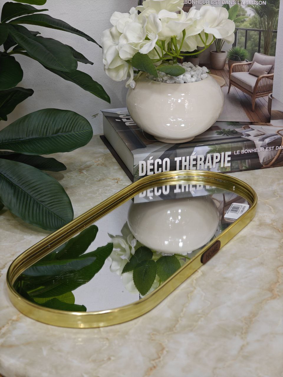 Plateau miroir smp ovale