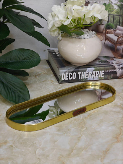 Plateau miroir smp ovale