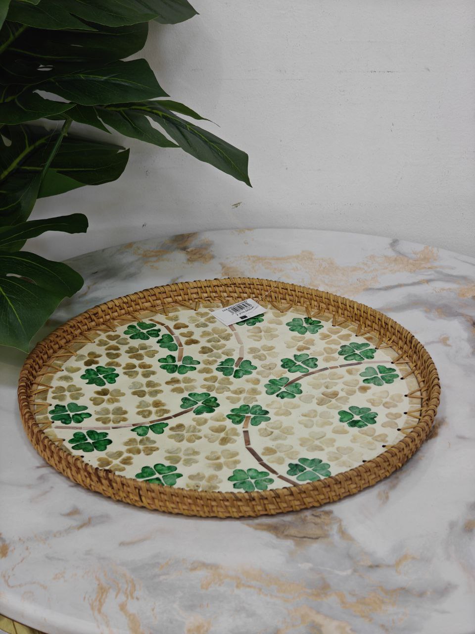 Plateau osier rond m01