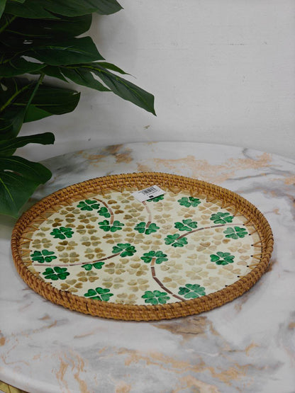 Plateau osier rond m01