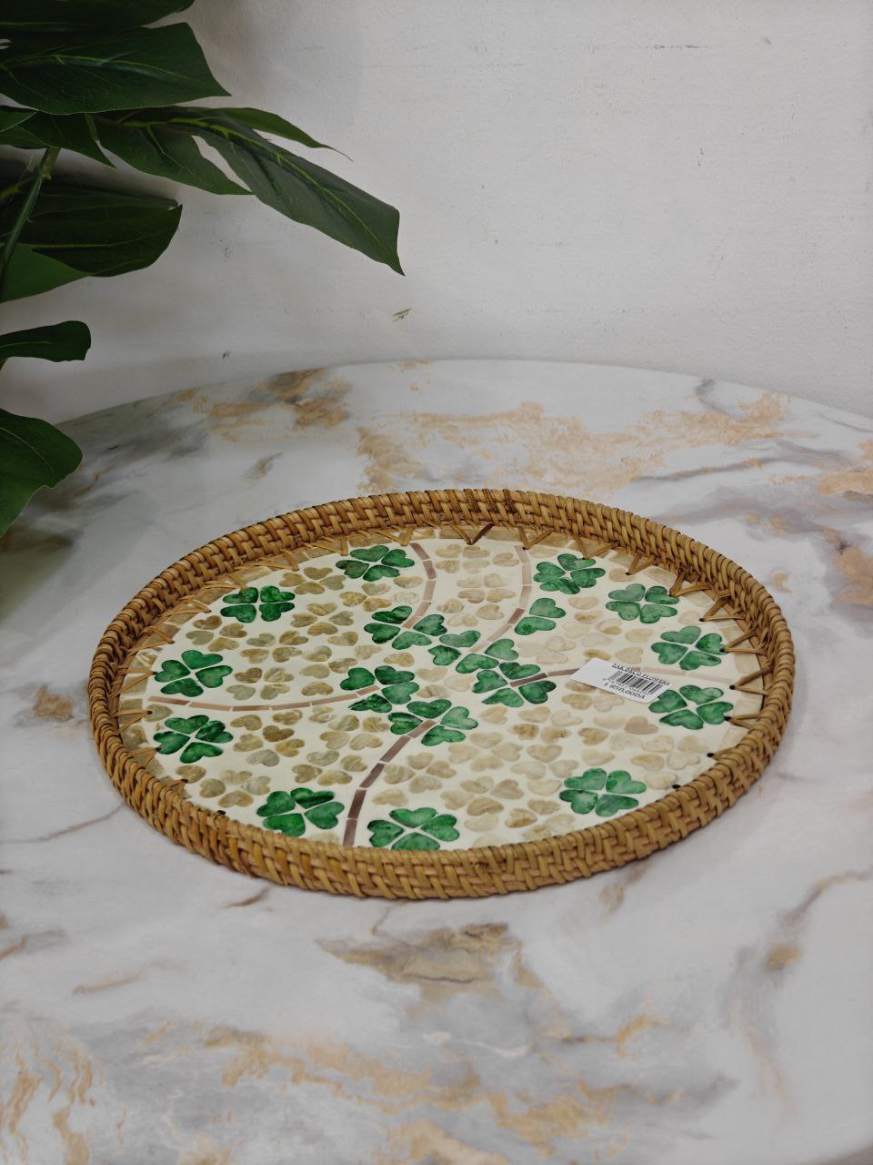 Plateau osier rond m01
