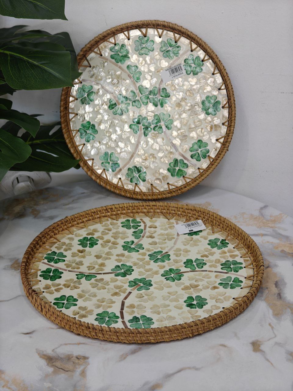 Plateau osier rond m01