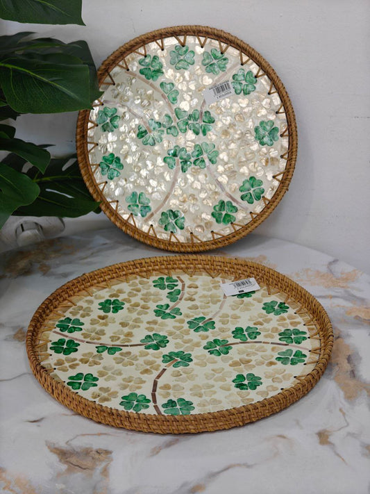 Plateau osier rond m01