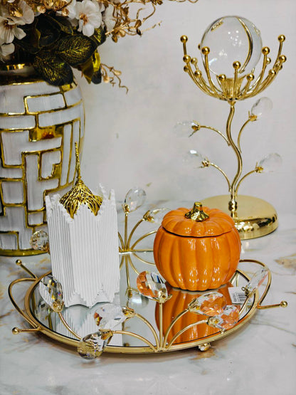 Plateau cristal avec bras