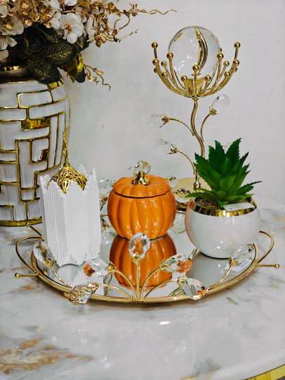 Plateau cristal avec bras