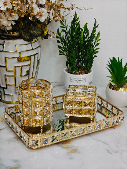 plateaux cristal rectangulaire