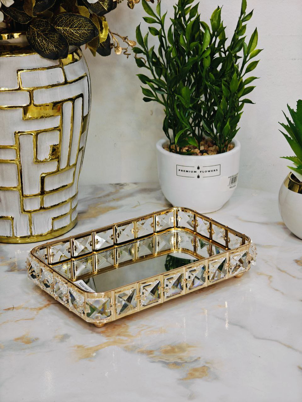 plateaux cristal rectangulaire