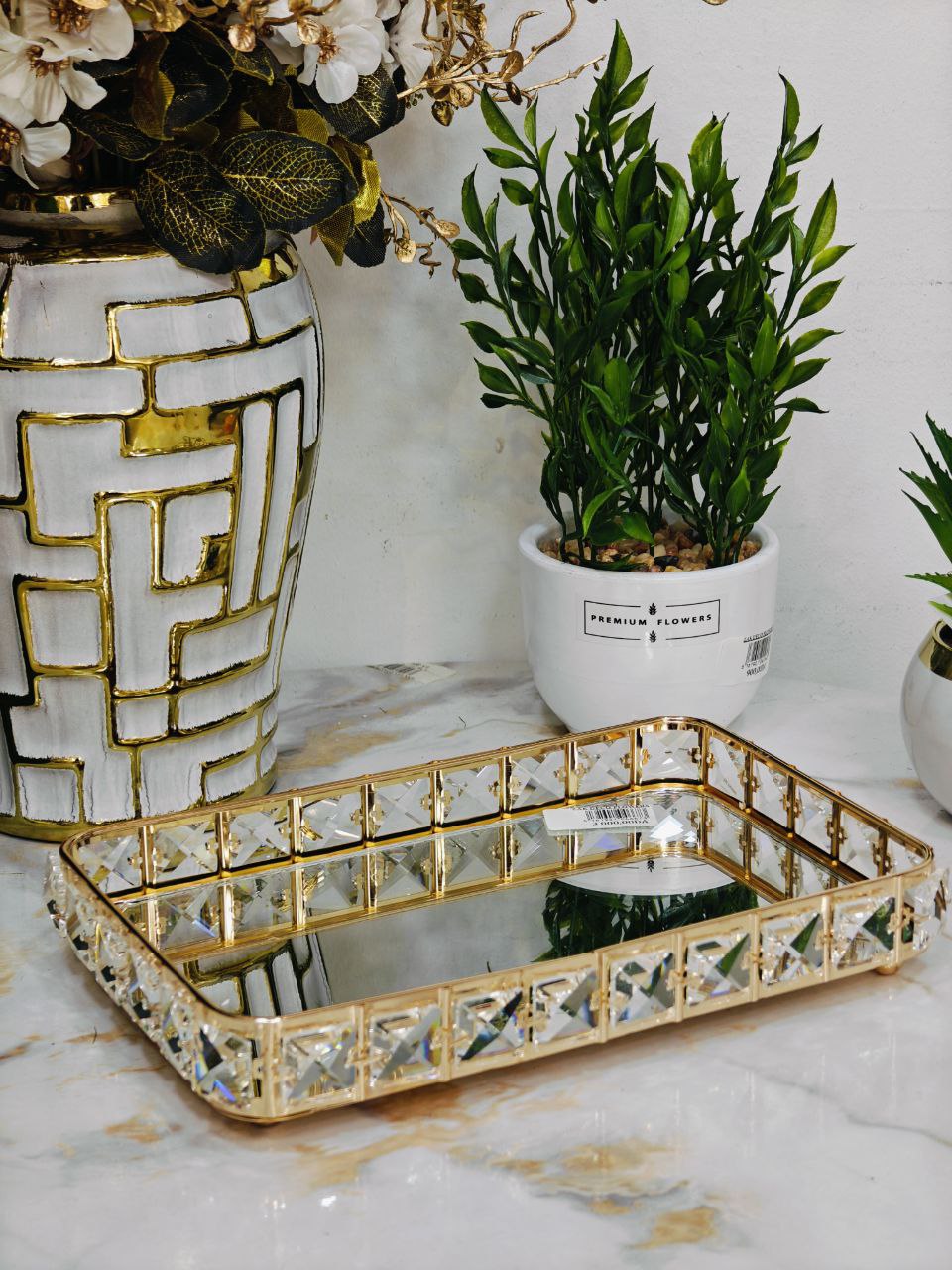plateaux cristal rectangulaire