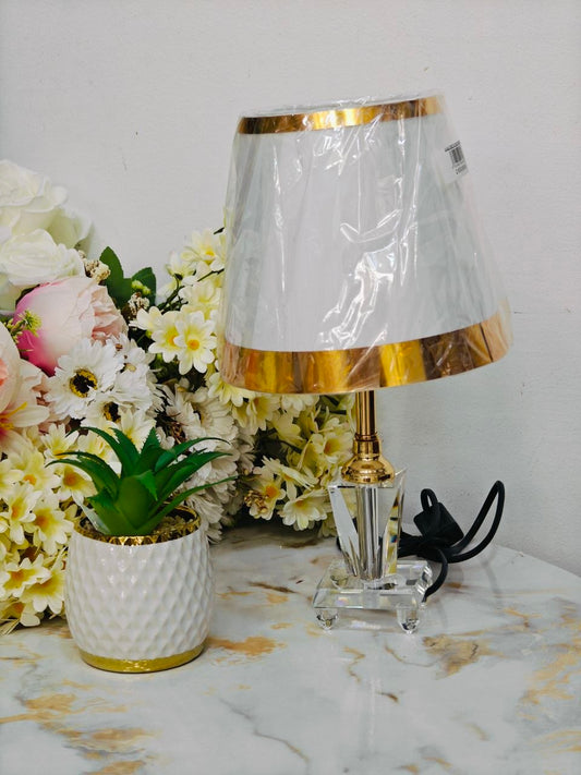 Veilleuse lampe base cristal