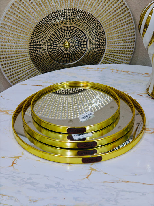 Plateaux miroir smp rond