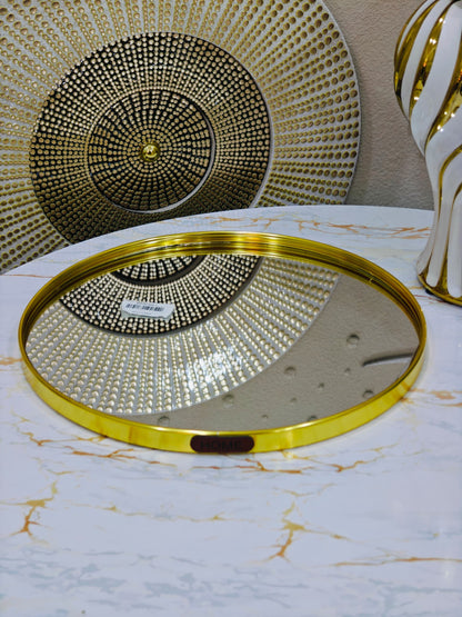 Plateaux miroir smp rond