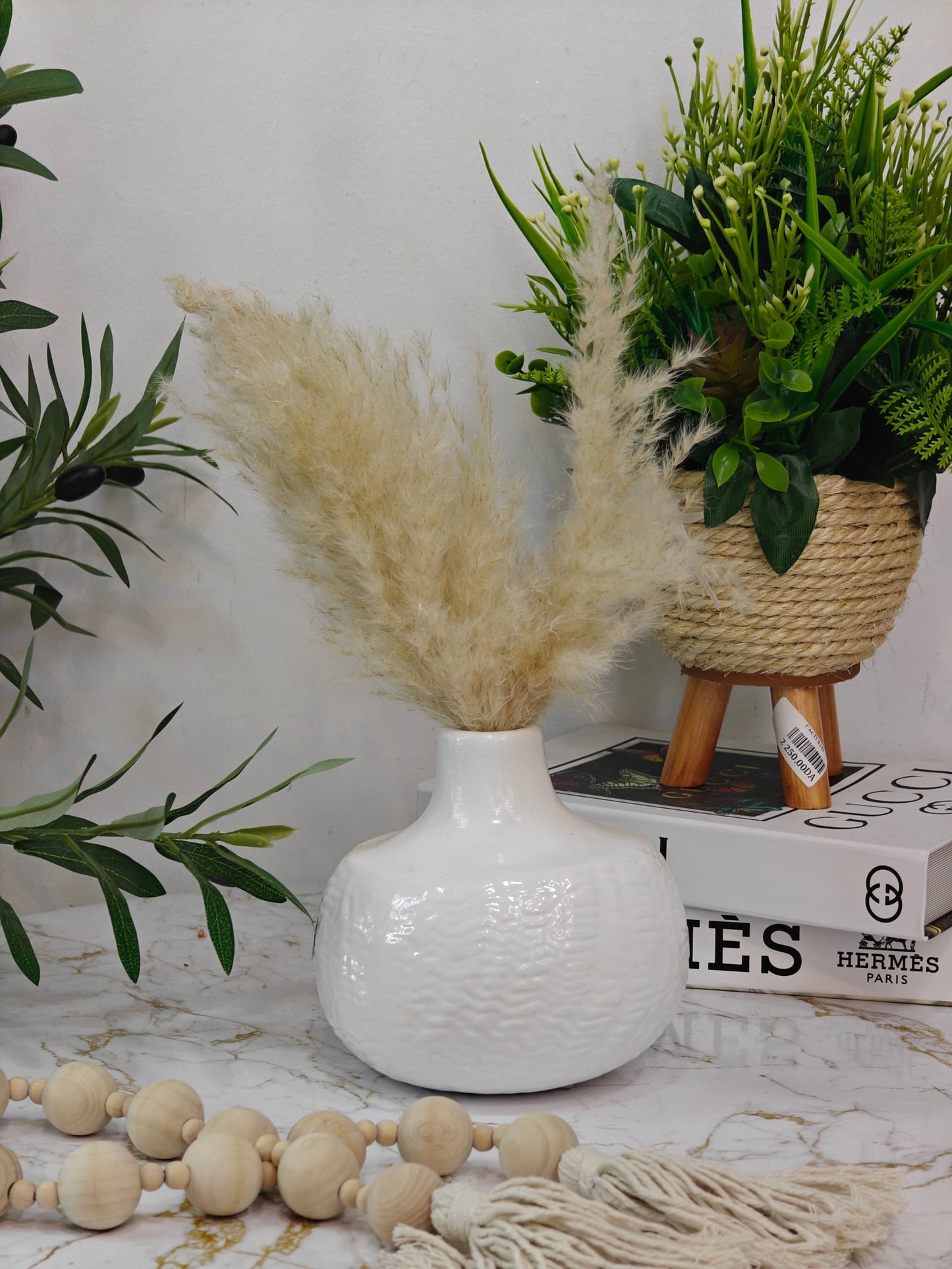 Vase ovale céramique