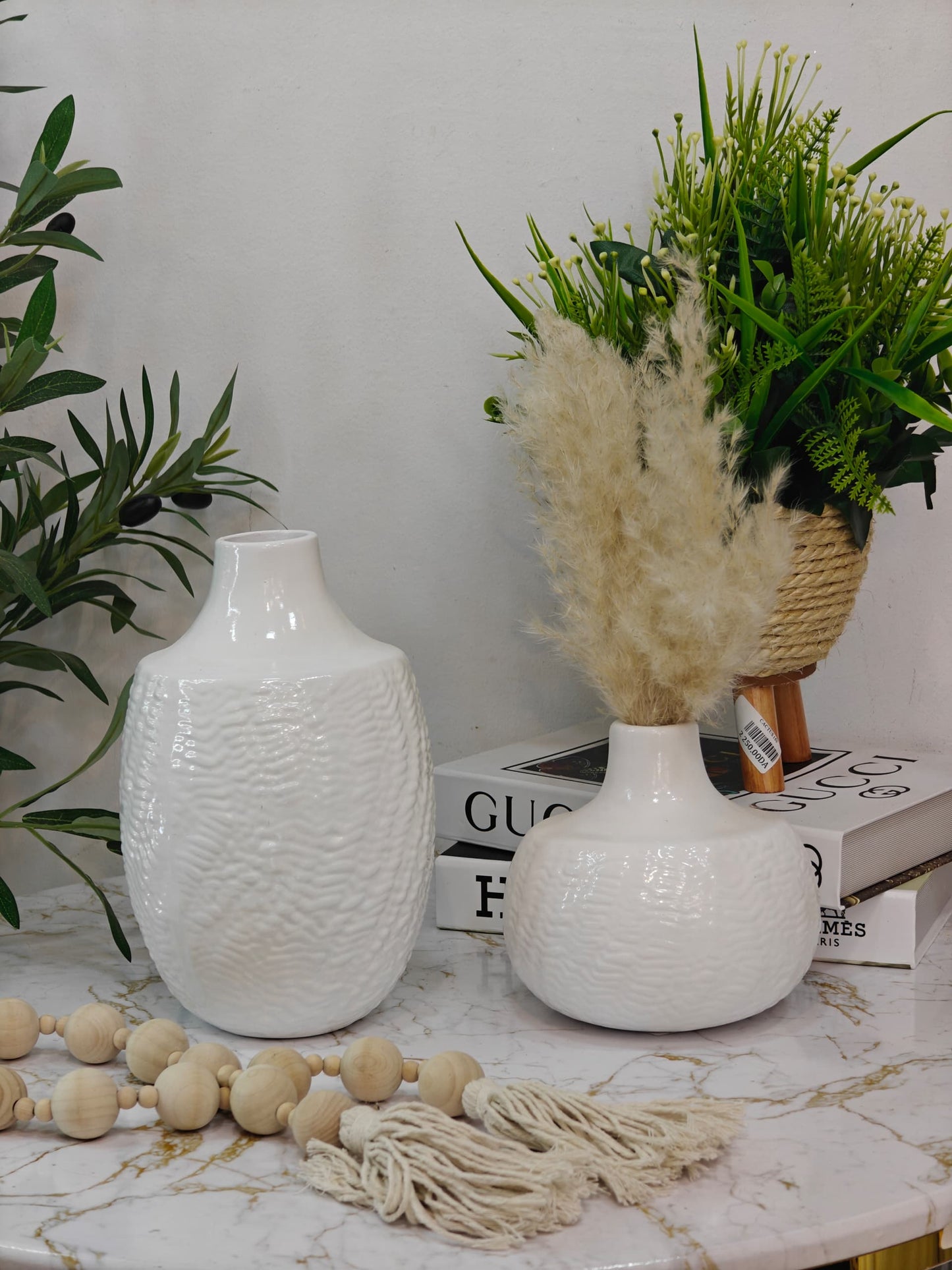 Vase ovale céramique