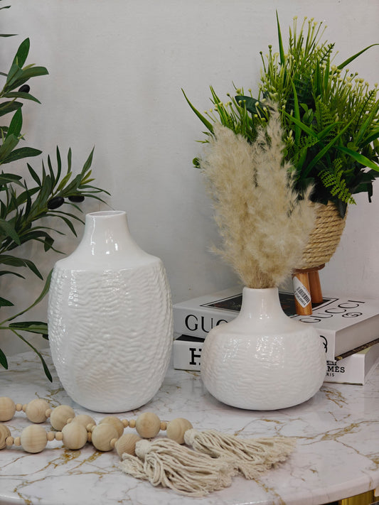 Vase ovale céramique