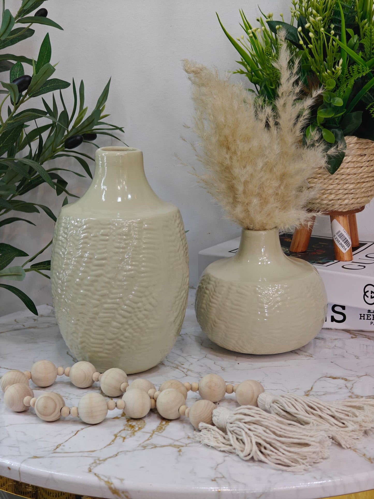 Vase ovale céramique