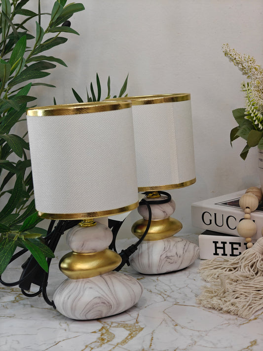 Veilleuse 2 pcs marbré