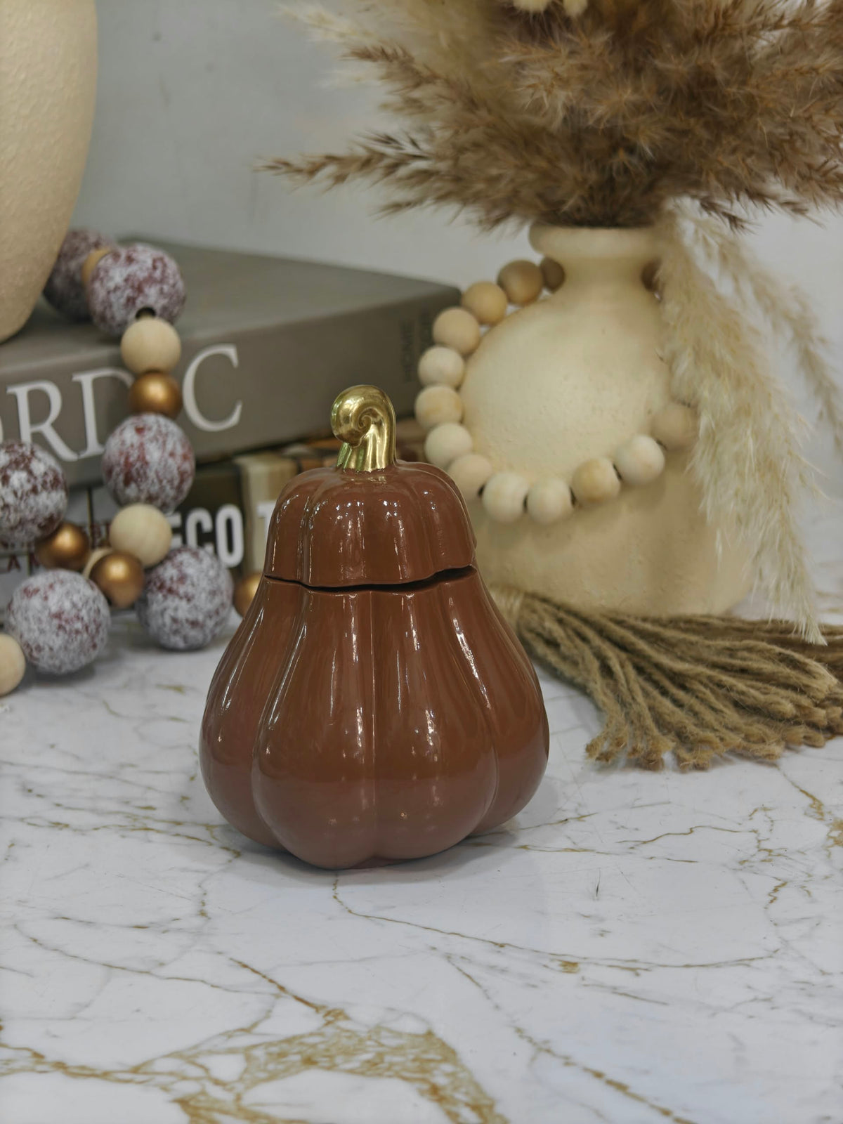 Décoration automne marron