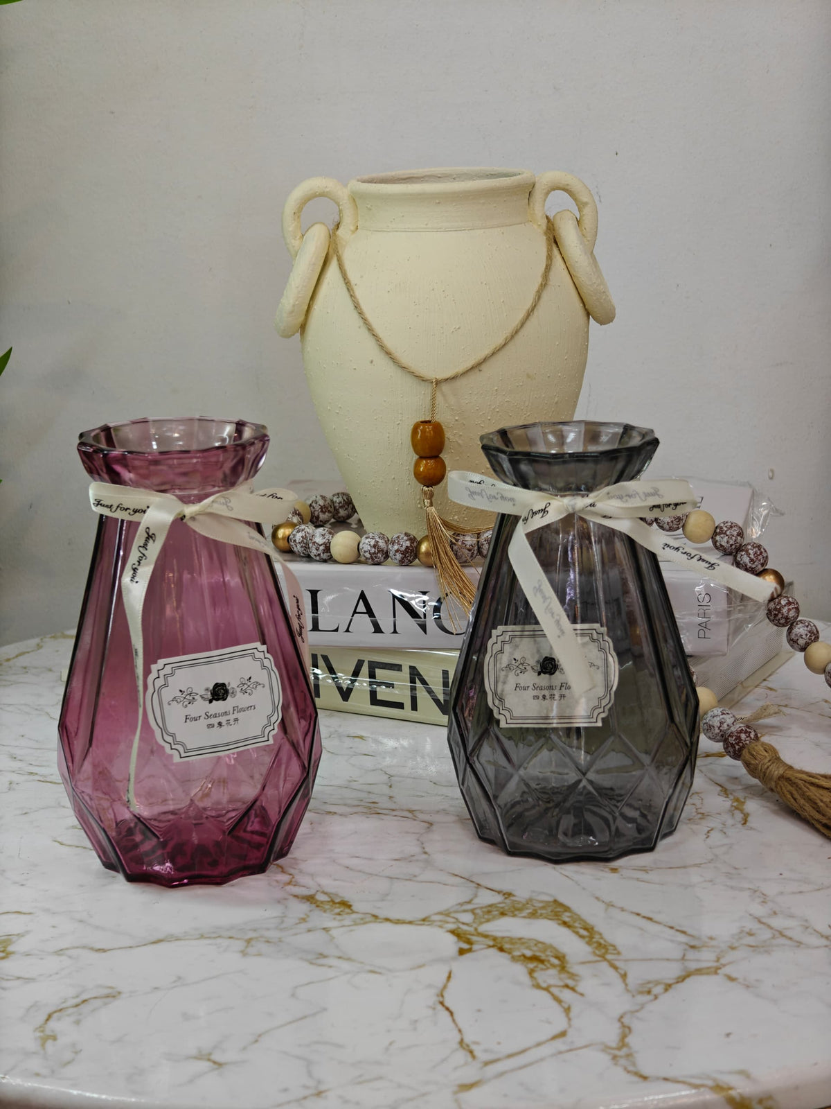 Vase en verre