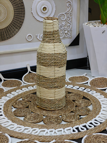 Vase coin  osier