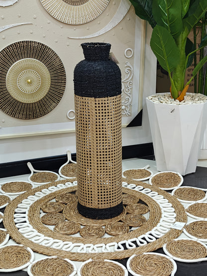 Vase osier noir
