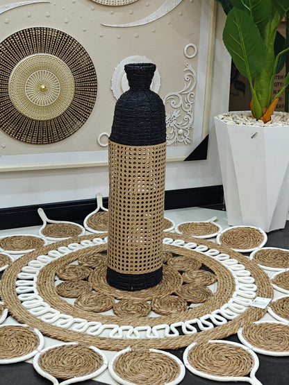 Vase osier noir