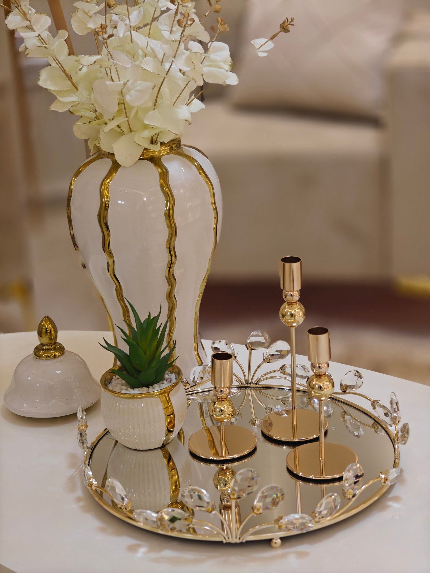 Plateaux miroir cristal ( plateau vide )