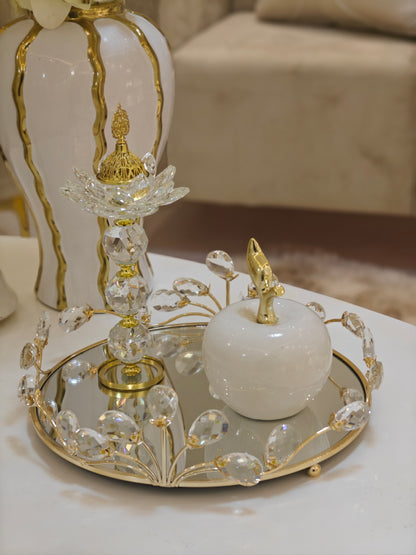 Plateaux miroir cristal ( plateau vide )